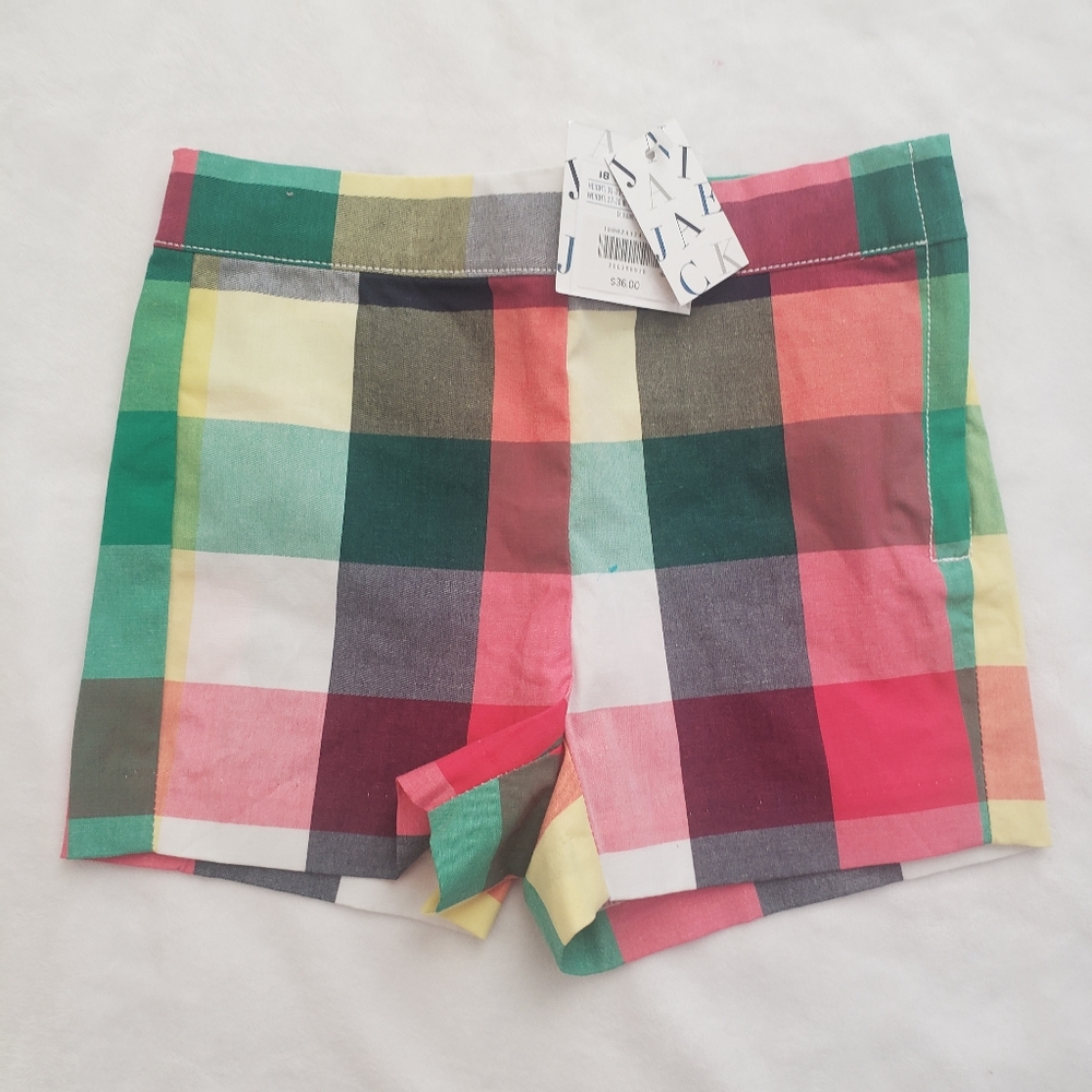 NWT Janie and Jack Plaid Checkered Shorts